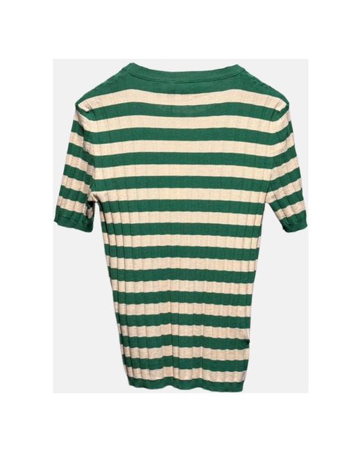 Roberto Collina Green Round-Neck Knitwear