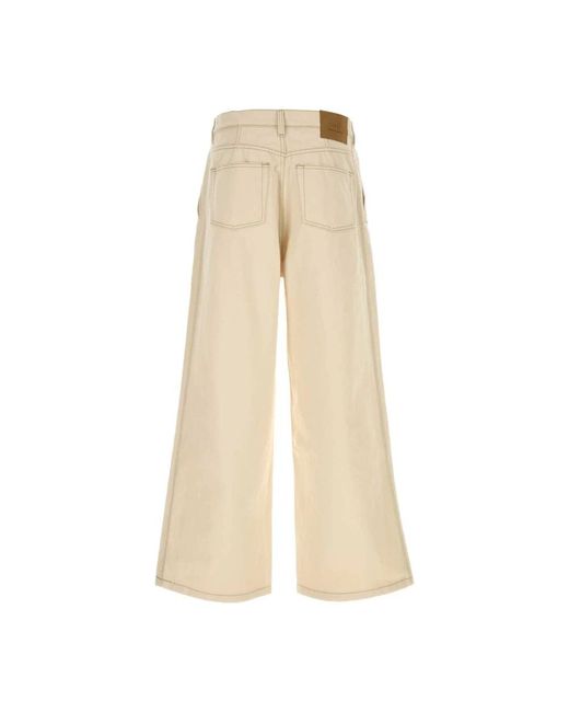 AMI Natural Wide Jeans for men