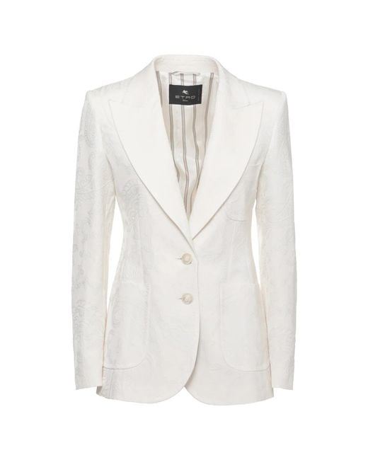 Etro White Blazers
