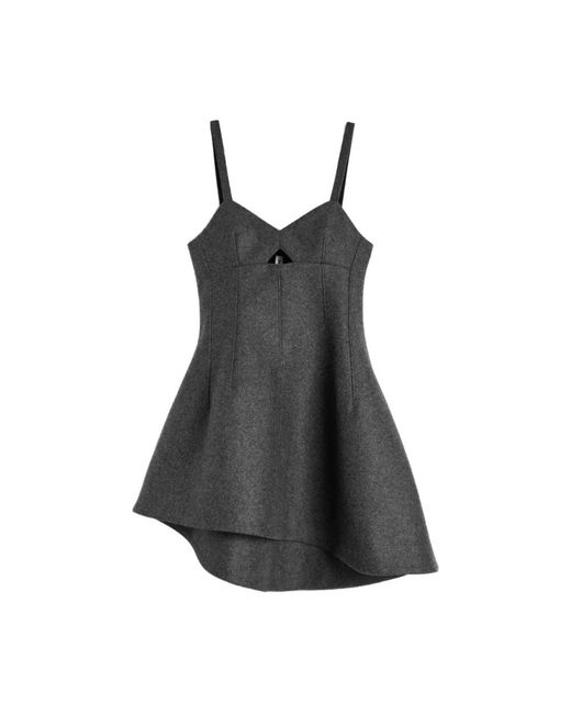 Jil Sander Black Short Dresses