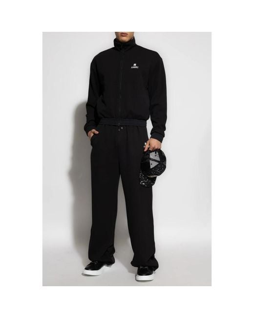 Amiri Black Zip-Throughs for men
