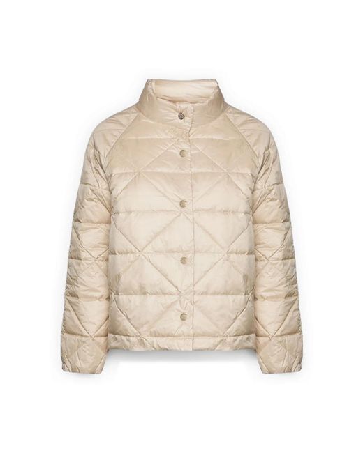 Down Jackets Elena Miro en coloris Natural