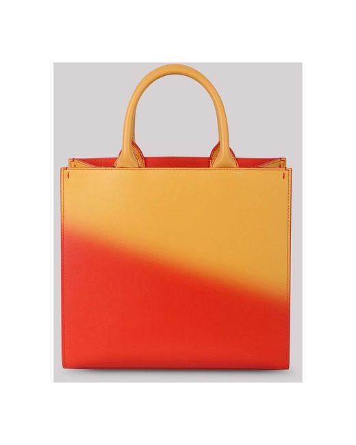 Dolce & Gabbana Orange Tote Bags