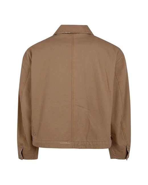Represent Jassen ,Bruin ,Katoen Worker Jacket in het Brown voor heren
