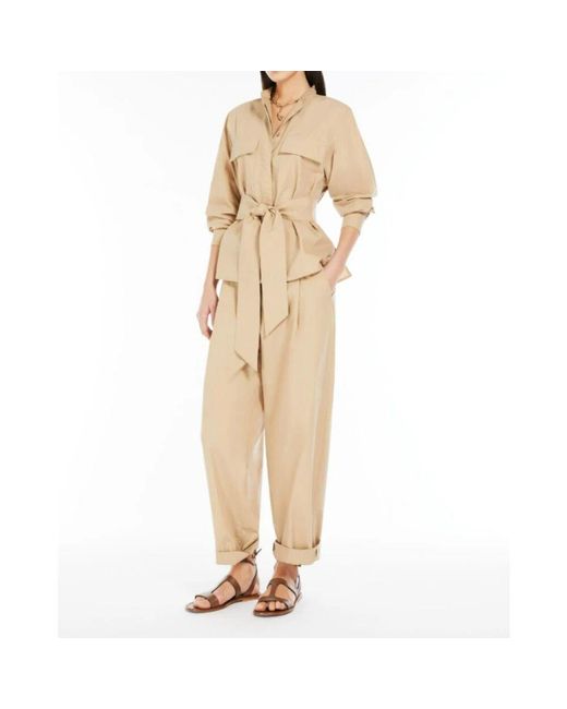 Weekend Natural Karottenhose Mit Französischen Taschen