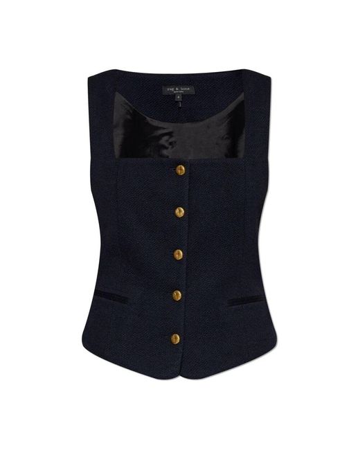 Rag & Bone Blue Vests