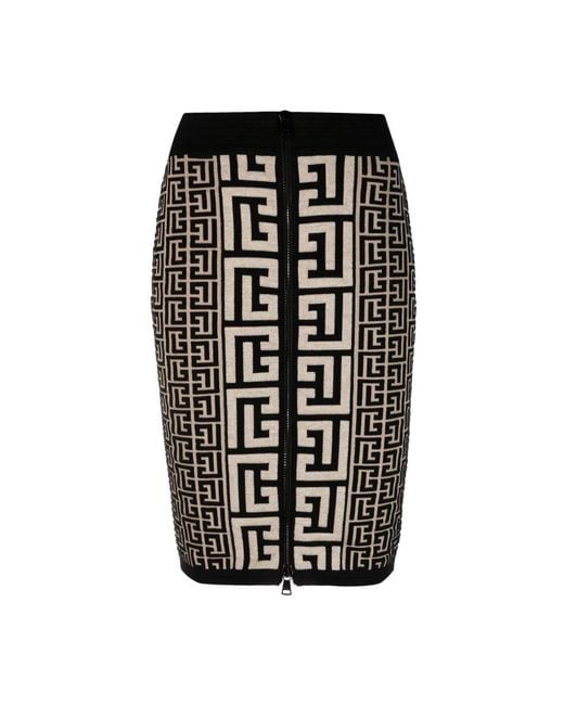 Balmain Kokerrokken in het Black