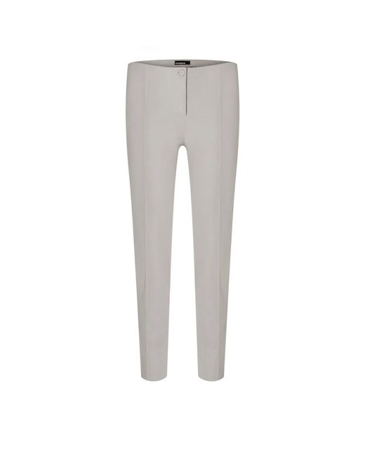 Slim-fit trousers Cambio de color Gray