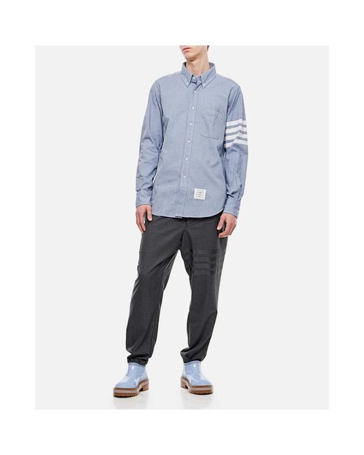Thom Browne Blue Casual Shirts for men