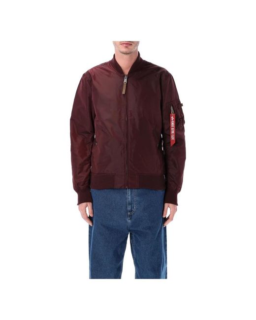 Alpha Industries Red Bomber Jackets for men
