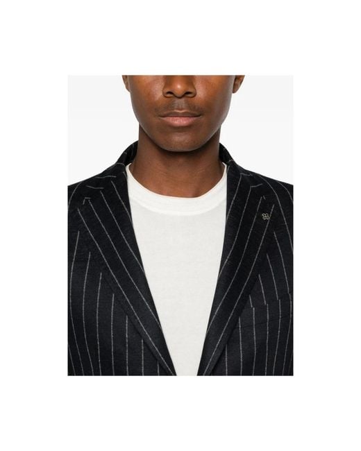Tagliatore Black Blazers for men
