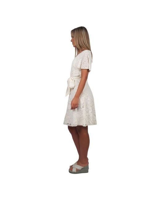 Ralph Lauren White Kleid Unilla