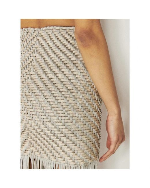 Isa Boulder Natural Short Skirts