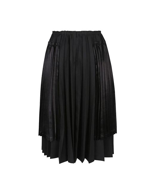 Midi Skirts Comme des Garçons de color Black