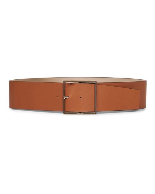 Max Mara Brown Breiter Ledergürtel