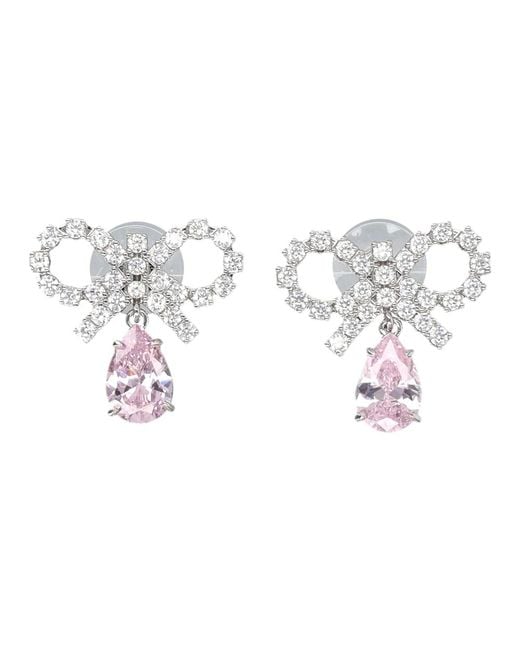 Earrings Self-Portrait en coloris White