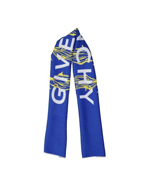 Givenchy Blue Winter Scarves for men