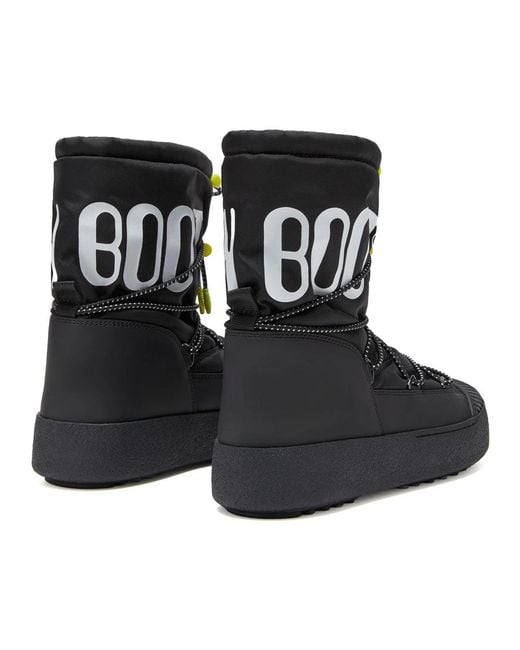 Moon Boot Black Winter Boots for men