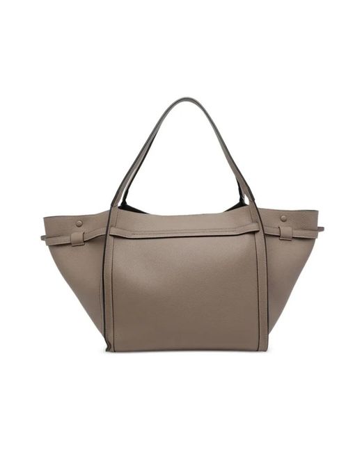 Tod's Gray Tote Bags