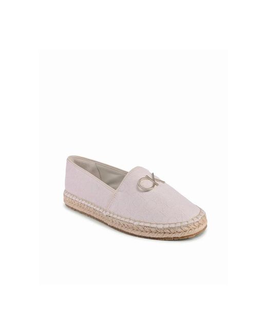 Calvin Klein White Espadrilles