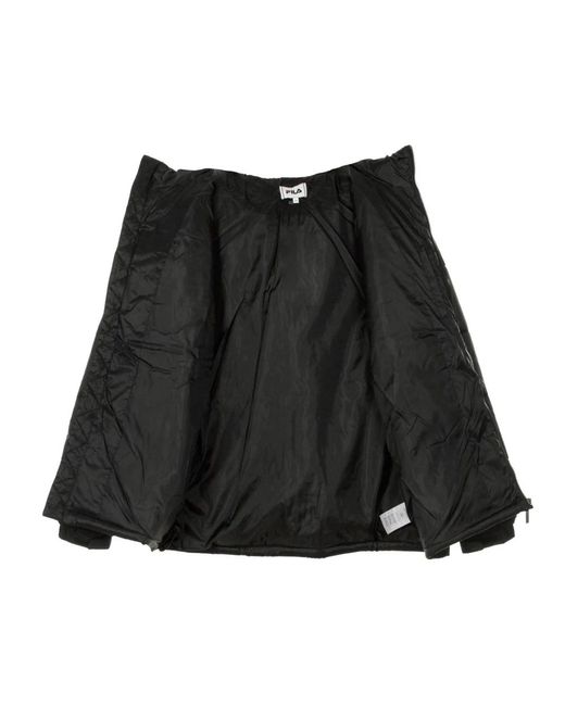 Fila Black Scooter Puffer Jacket for men