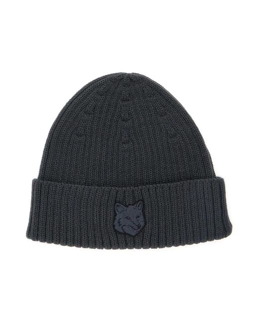 Beanies Maison Kitsuné de hombre de color Blue