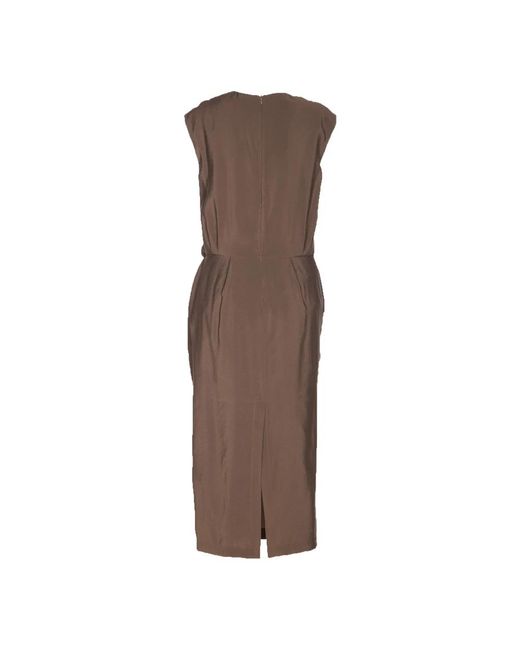 Phisique Du Role Brown Midi Dresses