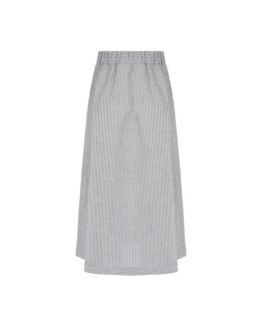 Max Mara Gray Maxi Skirts
