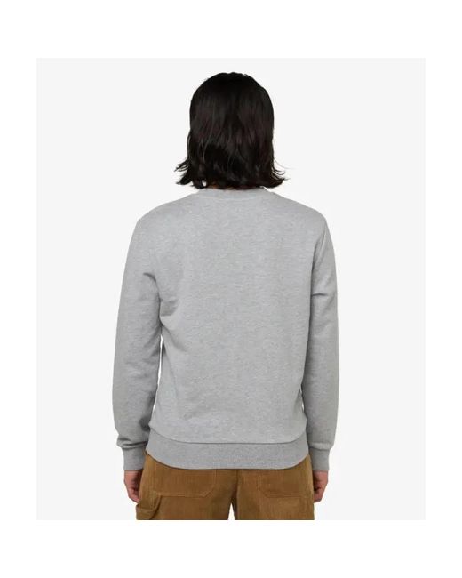A.P.C. Hoodies & Sweatvesten ,Grijs ,Katoen Grand Vpc Sweatshirt in het Gray voor heren