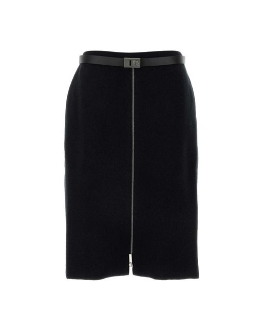 Ferragamo Black Midi Skirts