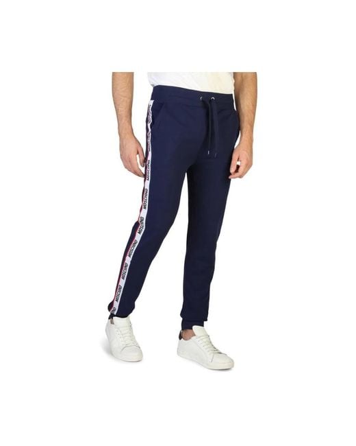 Moschino Blue Sweatpants for men
