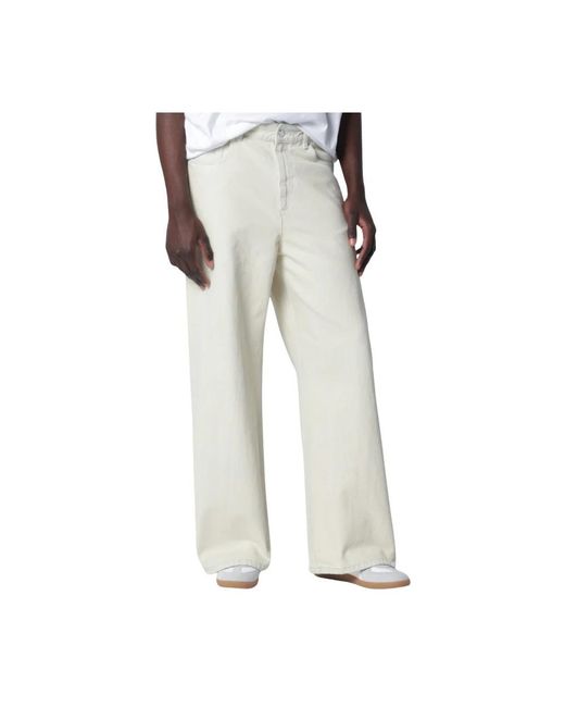 A.P.C. Gray Wide Jeans for men