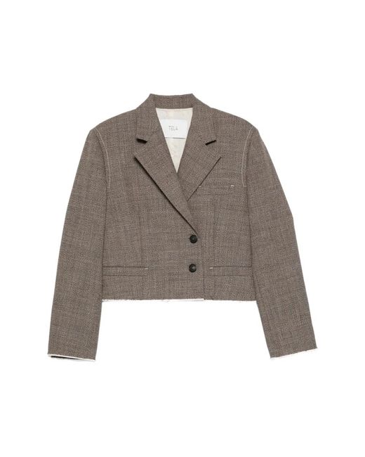 Blazers Tela de color Brown
