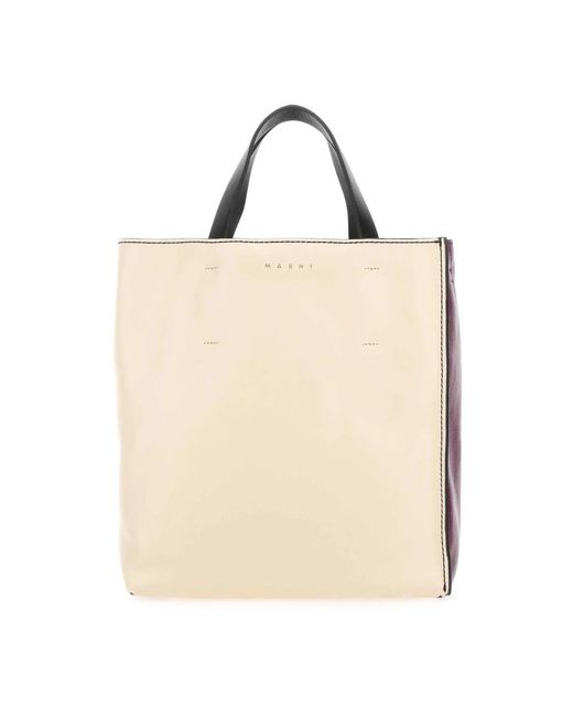 Marni Natural Multicolor museo soft handtasche