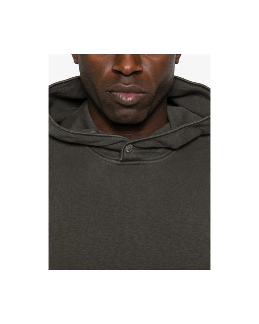 Stone Island Gray Hoodies for men