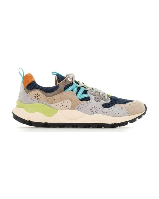 Flower Mountain Blue Sneakers for men
