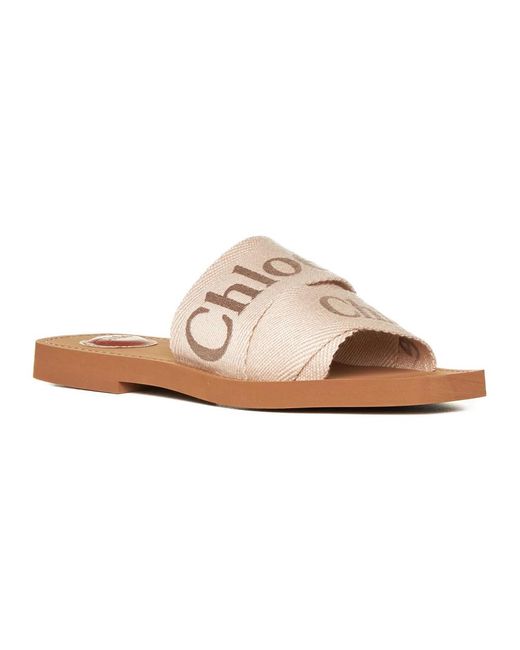 Sliders di Chloé in Natural