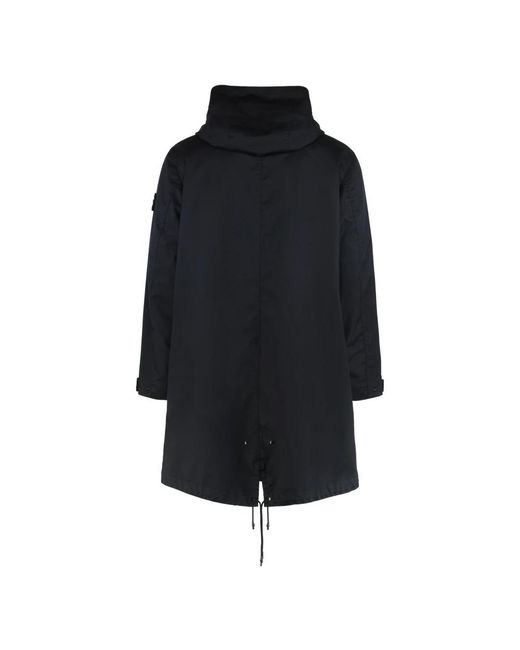 Stone Island Black Parkas for men