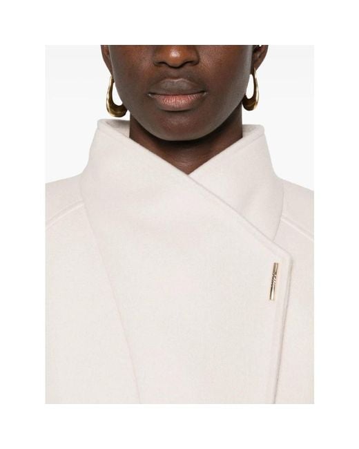 Liu Jo White Single-Breasted Coats