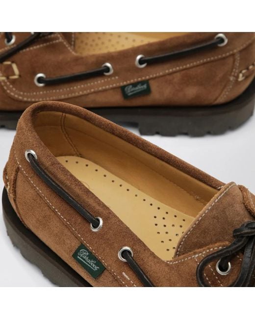 Paraboot Brown Sailor Shoes for men