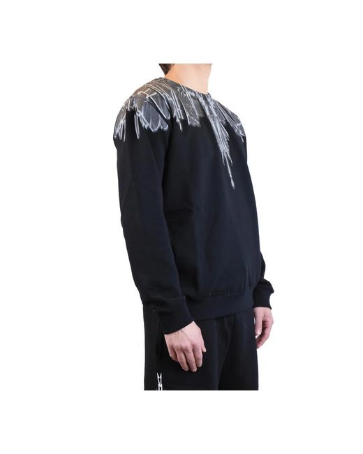 Marcelo Burlon Black Sweatshirts for men