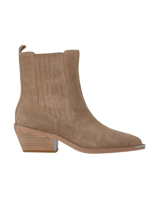Alma En Pena. Brown Cowboy & Biker Boots