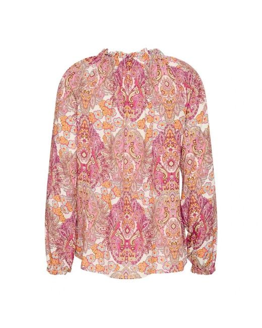 Blouses Cream de color Pink