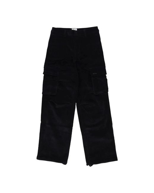 Arte' Black Straight Trousers for men
