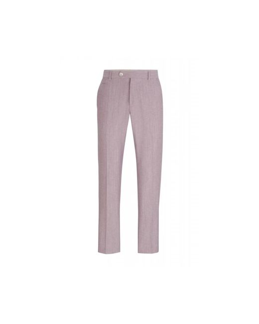 HUGO Broeken ,Roze ,Chinos in het Purple voor heren