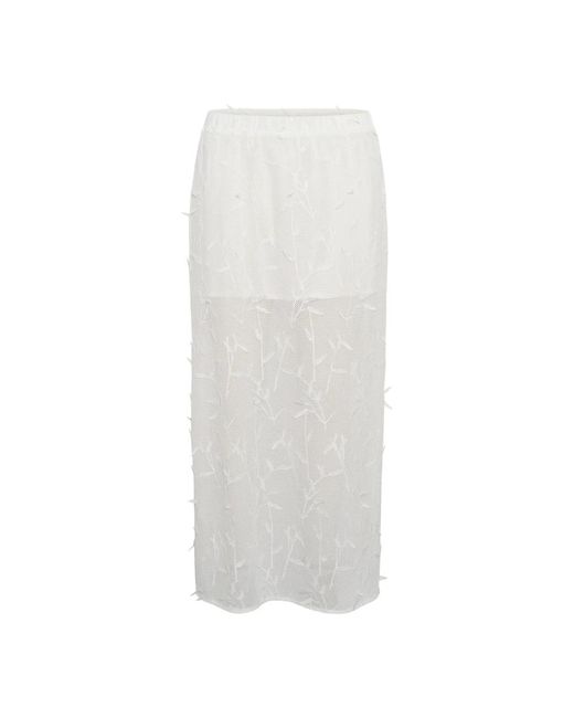Midi Skirts Karen By Simonsen de color White