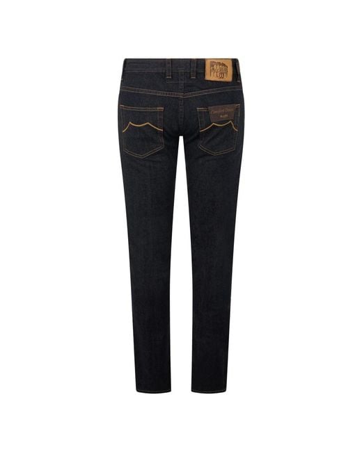 Moorer Blue Slim Fit Jeans for men
