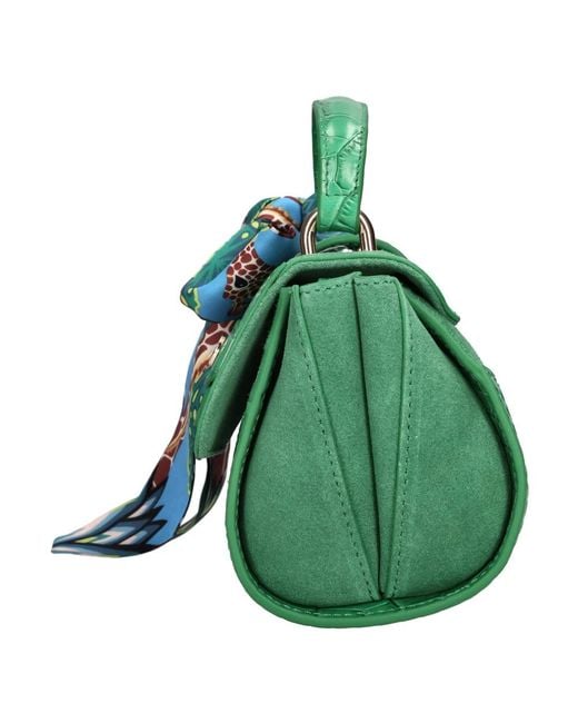 La Carrie Green Handbags