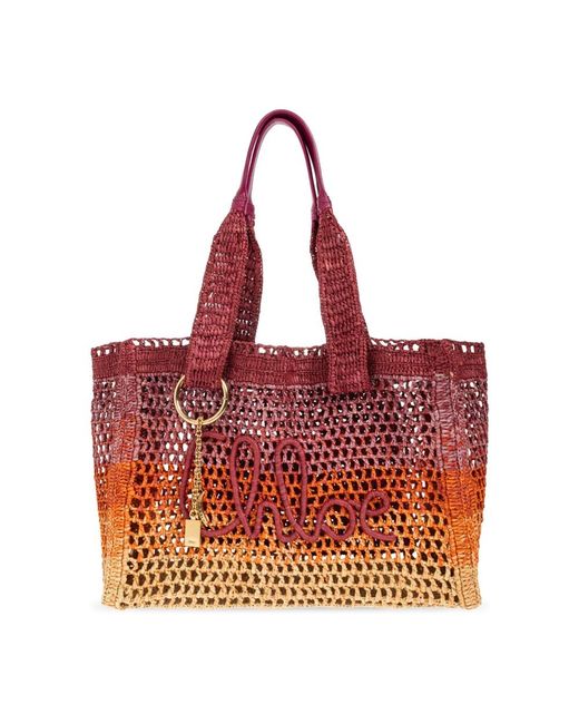 Chloé Red Tote Bags