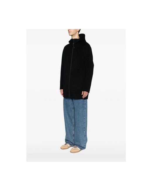 Aspesi Black Parkas for men
